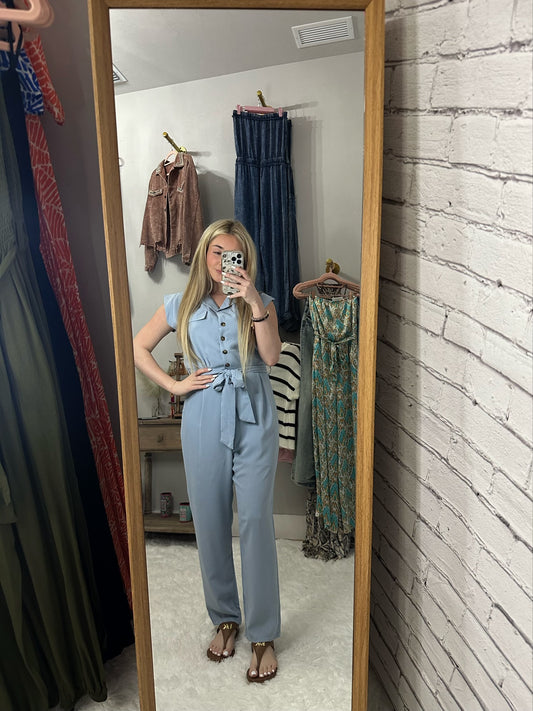 LIGHT BLUE CALLIE JUMPSUIT