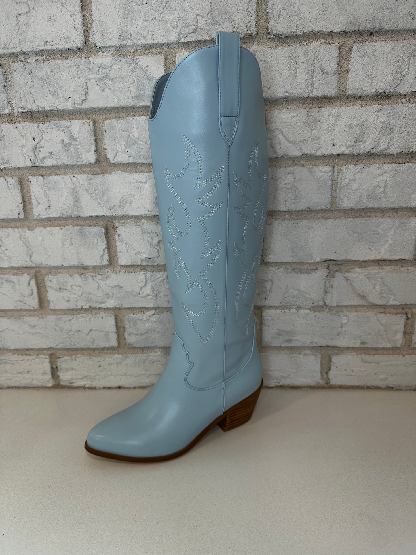 PRE-ORDER BLUE ON YOU KNEE HIGH BOOTS